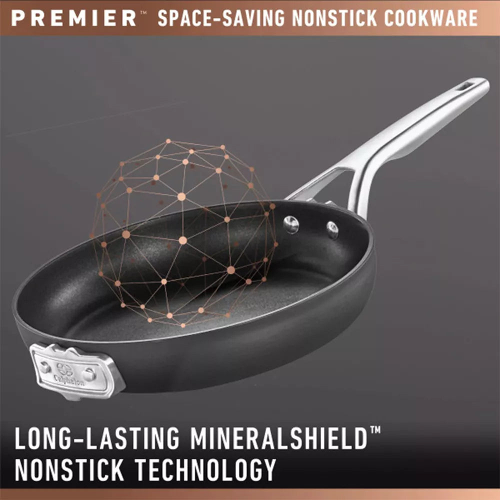 Calphalon Premier® Space Saving 8-Quart Nonstick Multi-Pot with Steamer Inserts + Glass Lid